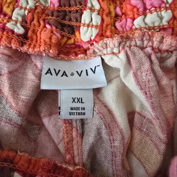 70's Psychedelic Print Short Set Size 3X - Picture 6 of 15